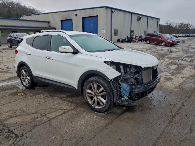 2014 Hyundai Santa fe VIN 5XYZU3LA4EG214038 COPART salvage auction — FRONT END, Md - Cert Of Salvage < 75% Damage, sold $2,200 on 2026-07-02 (photo 4)