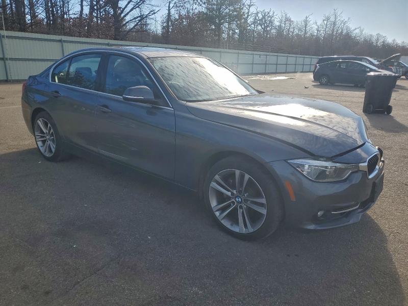 2018 BMW 3 series VIN WBA8D9C50JA616325 COPART salvage auction — FRONT END, Ny - Mv-907A Salvage Certificate, sold $8,500 on 2026-07-06 (photo 4)