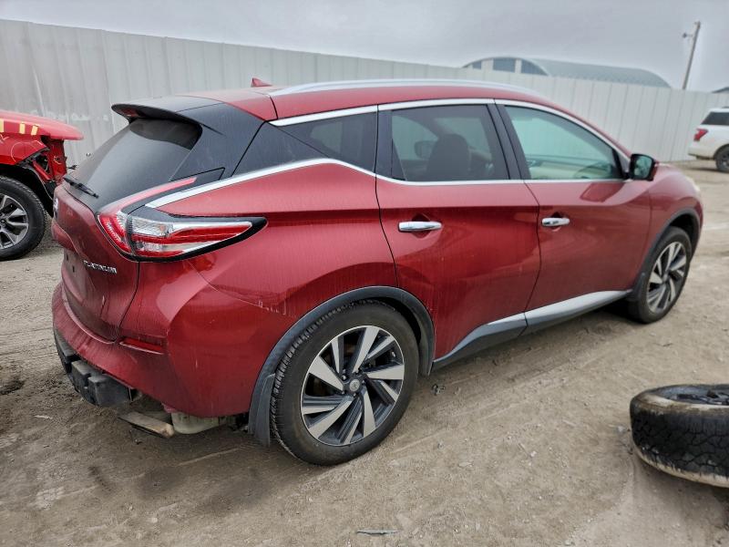 2015 Nissan Murano VIN 5N1AZ2MGXFN291241 COPART salvage auction — REAR END, Ks - Cert Of Title-Salvage, sold $1,050 on 2026-07-20 (photo 3)