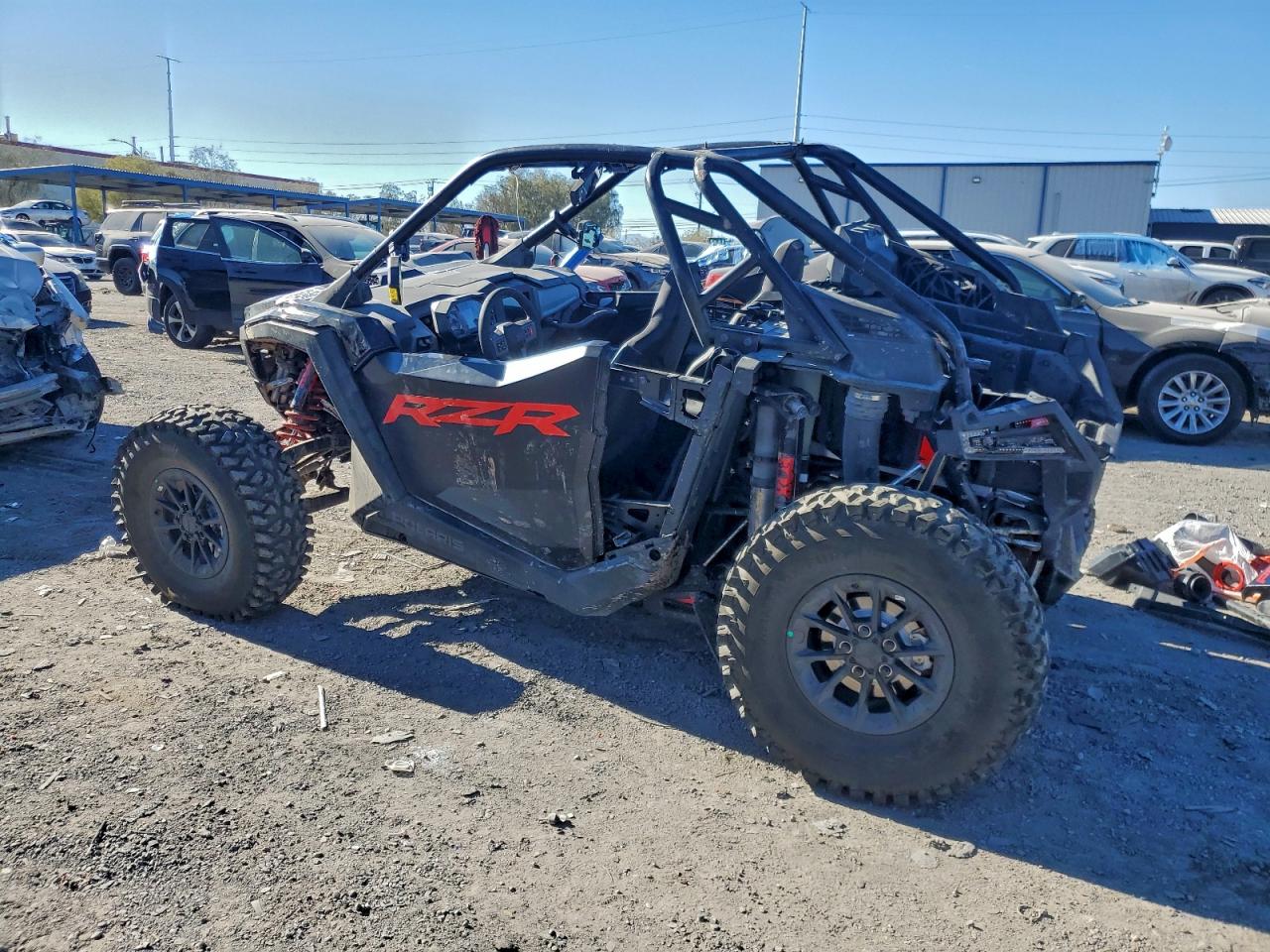 2025 Polaris RZR VIN 3NSSPD921SG135582 COPART salvage auction — Rollover, NV - CERT OF TITLE-OHV TOTAL LOSS, sold $8,700 on 2026-07-09 (photo 3)