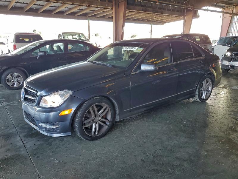 2014 Mercedes-benz C-klasse VIN WDDGF8AB6ER315373 COPART salvage auction — VANDALISM, Ca - Non-Repairable Vehicle Cert, sold $25 on 2026-07-09 (photo 1)