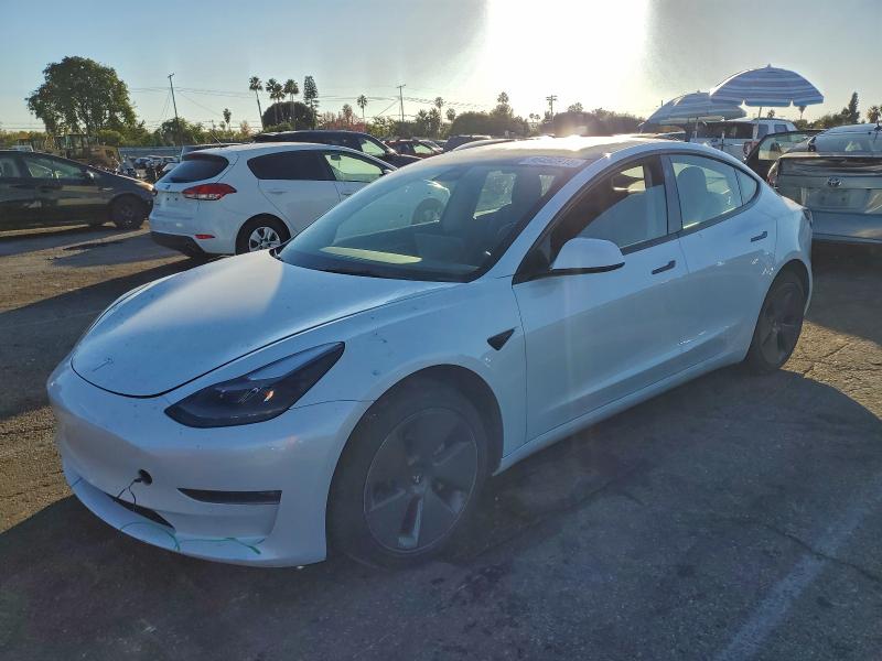 2022 Tesla Model 3 VIN 5YJ3E1EB7NF331553 COPART salvage auction — MECHANICAL, Ca - Salvage Certificate, sold $5,600 on 2026-07-14 (photo 1)