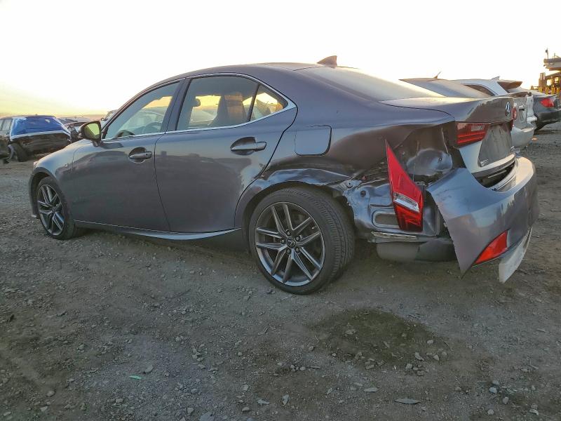 2016 Lexus Is VIN JTHBA1D22G5038011 COPART salvage auction — REAR END, Ca - Salvage Certificate, sold $2,700 on 2026-07-02 (photo 2)