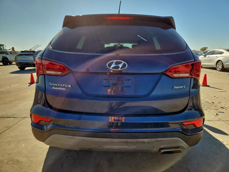 2018 Hyundai Santa fe VIN 5XYZT3LB8JG561975 COPART salvage auction — FRONT END, Tx - Salvage Vehicle Title, sold $1,550 on 2026-07-02 (photo 6)