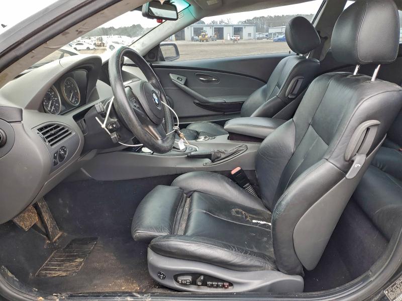 2004 BMW 6er VIN WBAEH73404B190251 COPART salvage auction — FRONT END, Ar - Cert Of Title-Salvage, sold $650 on 2026-08-03 (photo 7)
