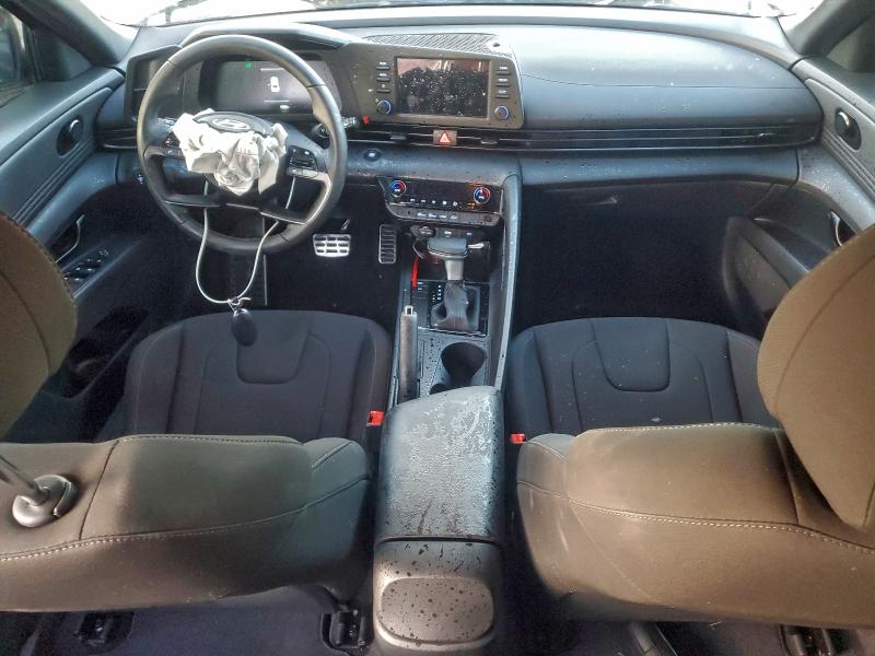 2025 Hyundai Elantra VIN KMHLM4DG9SU056980 COPART salvage auction — FRONT END, Ok - Cert Of Title-Salvage, sold $2,350 on 2026-07-23 (photo 8)