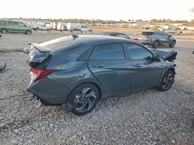 2025 Hyundai Elantra VIN KMHLM4DG9SU056980 COPART salvage auction — FRONT END, Ok - Cert Of Title-Salvage, sold $2,350 on 2026-07-23 (photo 3)