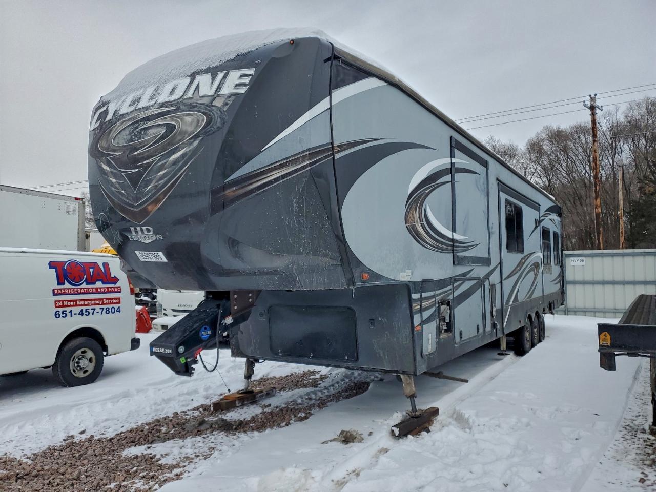 2017 Heartland rvs VIN 5SFCG4434HE326447 COPART salvage auction — Side, MN - CERTIFICATE OF TITLE, sold $8,800 on 2026-05-28 (photo 2)