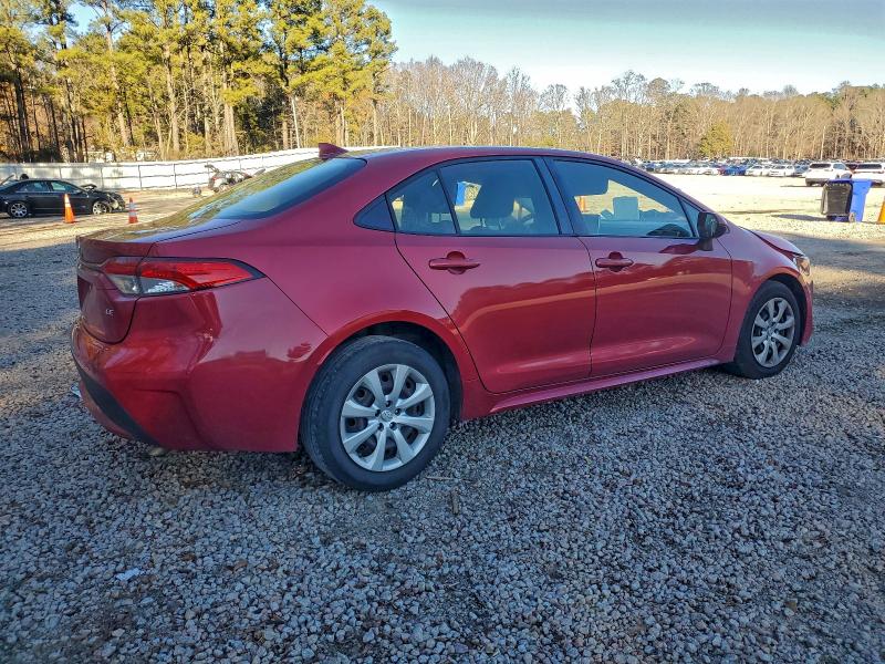 2020 Toyota Corolla VIN JTDEPRAE1LJ093187 COPART salvage auction — FRONT END, Nc - Salvage Certificate Of Title, sold $3,950 on 2026-07-31 (photo 3)