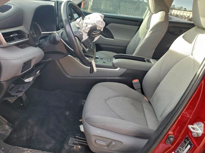 2022 Toyota Highlander VIN 5TDZZRAH3NS102287 COPART salvage auction — FRONT END, Sc - Cert Of Title-Salvage, sold $8,200 on 2026-07-29 (photo 7)