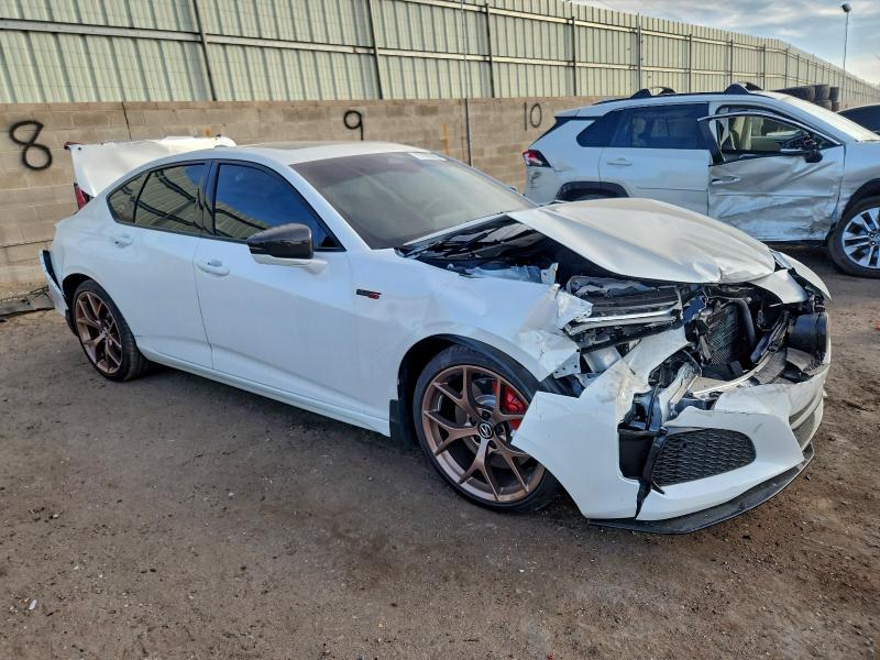 2025 Acura Tlx VIN 19UUB7F09SA001156 COPART salvage auction — FRONT END, Nm - Cert Of Title-Salvage, sold $10,400 on 2026-07-30 (photo 4)