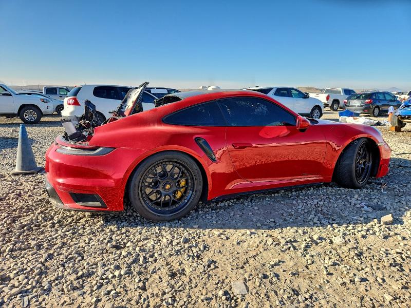 2021 Porsche 911 VIN WP0AD2A91MS257387 COPART salvage auction — Burn Interior, UT - NON-REPAIRABLE CERTIFICATE, sold $50,000 on 2025-12-26 (photo 3)