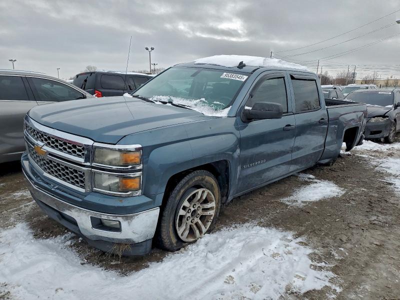 2014 Chevrolet Silverado VIN 3GCPCRECXEG249969 COPART salvage auction — REAR END, In - Certificate Of Title, sold $2,550 on 2026-07-02 (photo 1)