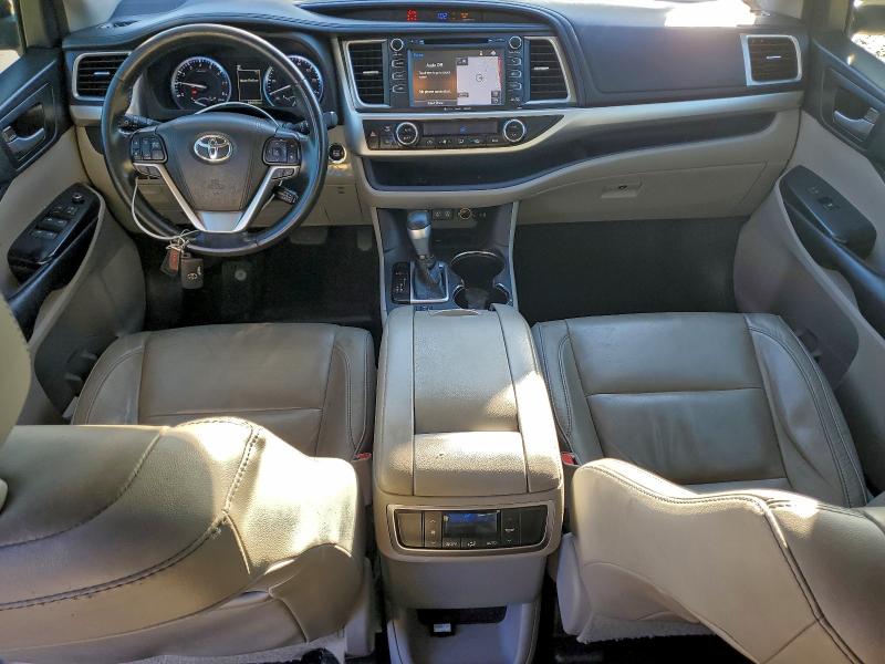 2017 Toyota Highlander VIN 5TDKZRFHXHS199390 COPART salvage auction — FRONT END, Sc - Cert Of Title-Salvage, sold $6,400 on 2026-07-11 (photo 8)