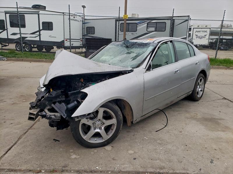 2003 Infiniti G35 VIN JNKCV51E23M332734 COPART salvage auction — ALL OVER, CA - SALVAGE CERTIFICATE, sold $100 on 2026-07-27 (photo 1)