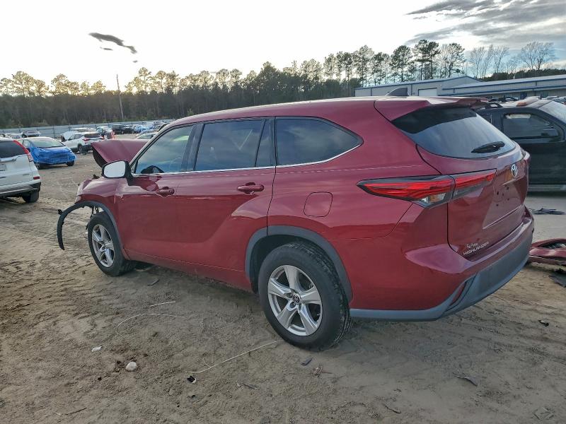 2022 Toyota Highlander VIN 5TDZZRAH3NS102287 COPART salvage auction — FRONT END, Sc - Cert Of Title-Salvage, sold $8,200 on 2026-07-29 (photo 2)