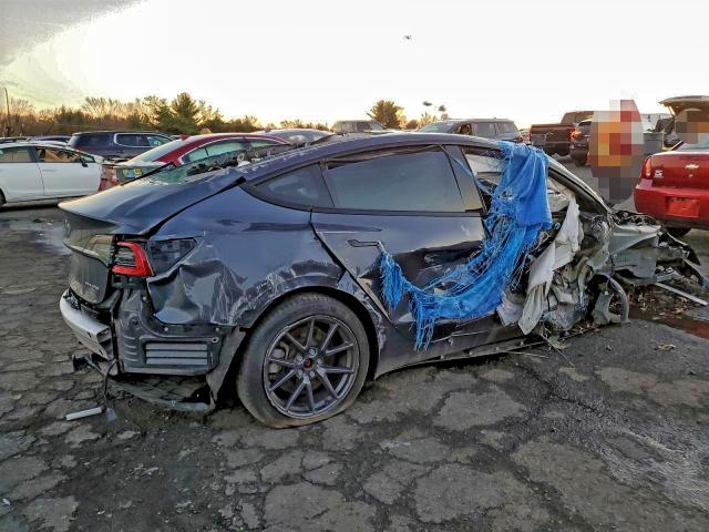 2022 Tesla Model 3 VIN 5YJ3E1EB7NF127173 COPART salvage auction — ALL OVER, VA - CERT OF TITLE - SALVAGE (P), sold $700 on 2026-07-10 (photo 3)