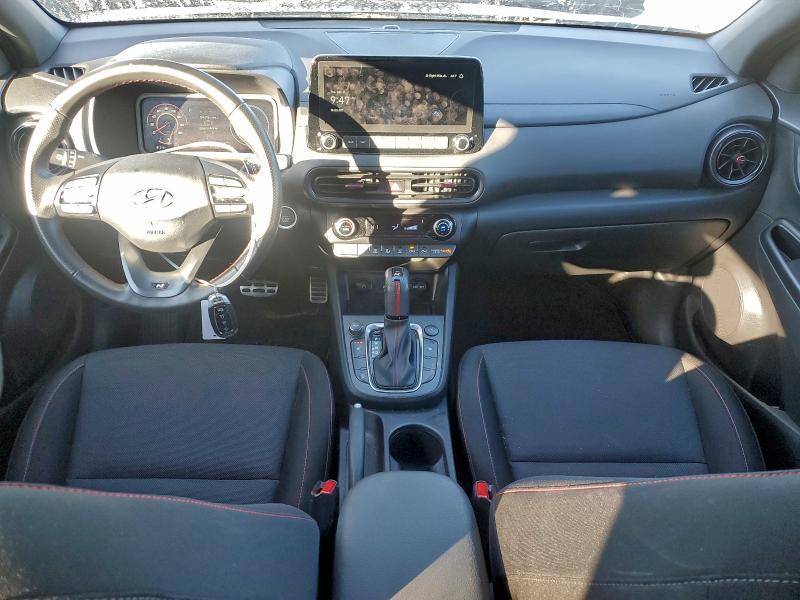 2023 Hyundai Kona VIN KM8K3CA37PU025731 COPART salvage auction — REAR END, Al - Cert Of Title-Salvage Title, sold $5,600 on 2026-07-20 (photo 8)