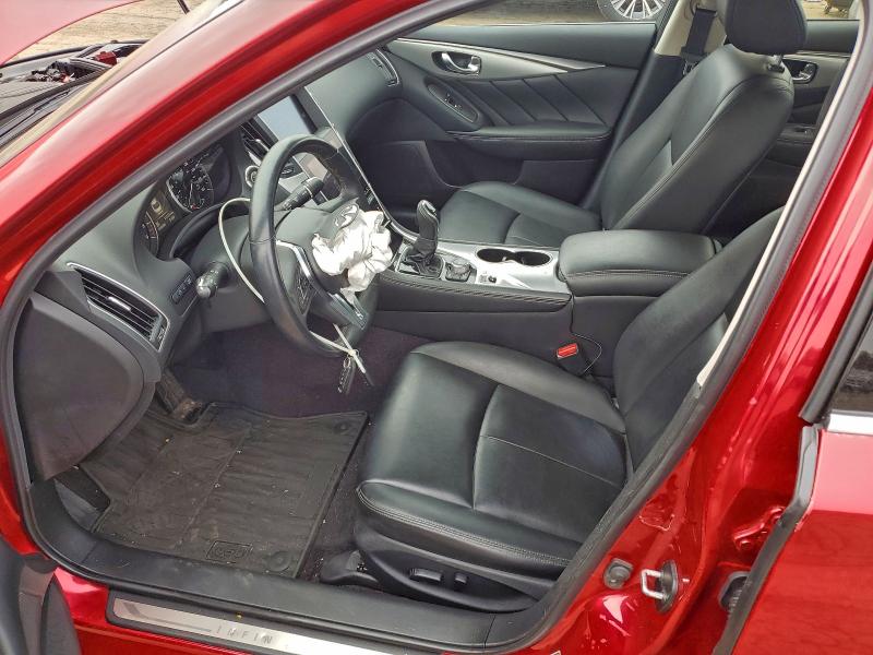 2021 Infiniti Q50 VIN JN1EV7BR2MM756216 COPART salvage auction — FRONT END, Ct - Cert Of Title-Parts Only Salva, sold $4,700 on 2026-07-07 (photo 7)