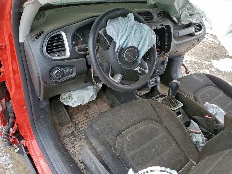 2019 Jeep Renegade VIN ZACNJABB3KPK04454 COPART salvage auction — STRIPPED, Ga - Cert Of Title-Salvage, sold $350 on 2026-07-09 (photo 8)