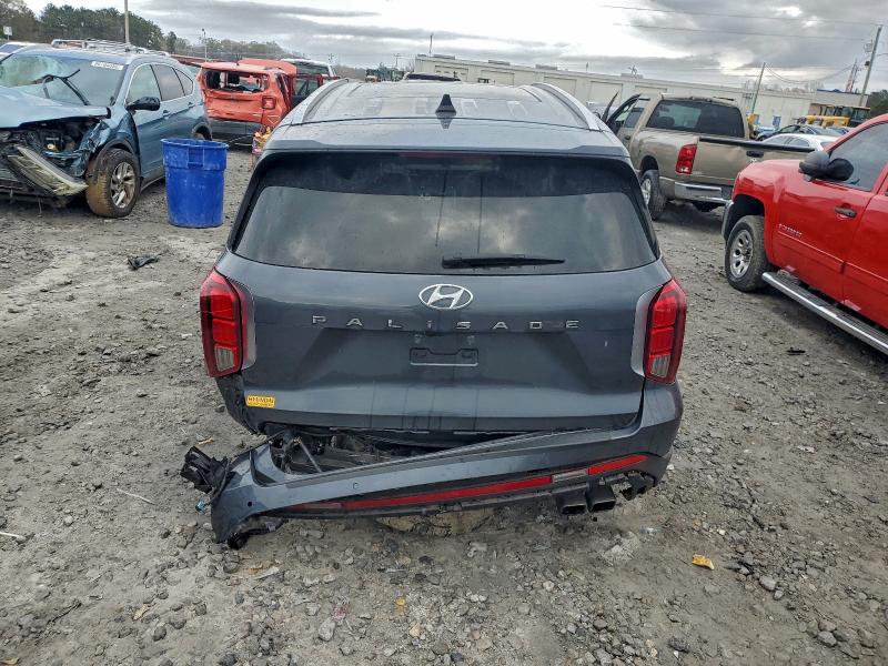 2024 Hyundai Palisade VIN KM8R54GE9RU758275 COPART salvage auction — REAR END, Al - Cert Of Title-Salvage Title, sold $10,900 on 2026-07-30 (photo 6)