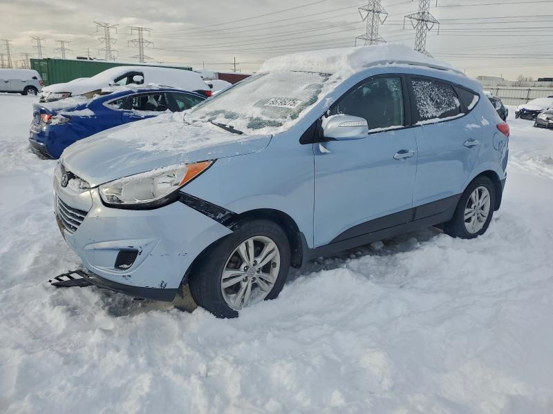 2012 Hyundai Tucson VIN KM8JU3AC3CU340738 COPART salvage auction — FRONT END, Il - Salvage Certificate, sold $850 on 2026-07-28 (photo 1)