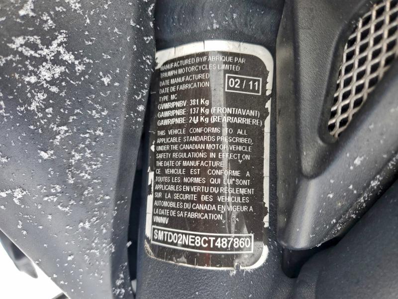 2012 VIN SMTD02NE8CT487860 COPART salvage auction — FRONT END, Salvage Title, sold $150 on 2026-07-09 (photo 9)