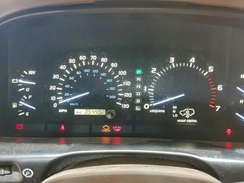 2000 Lexus Lx VIN JT6HT00W0Y0080756 COPART salvage auction — FRONT END, Pa - Certificate Of Salvage, sold $2,600 on 2026-07-10 (photo 9)