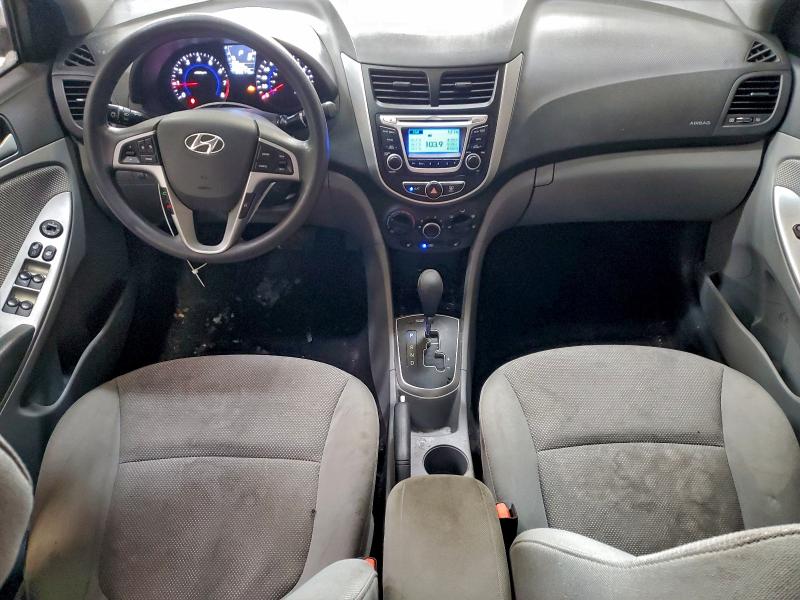 2014 Hyundai Accent VIN KMHCT4AE9EU772224 COPART salvage auction — FRONT END, On - Permit No Brand - Unfit, sold $375 on 2026-07-28 (photo 8)