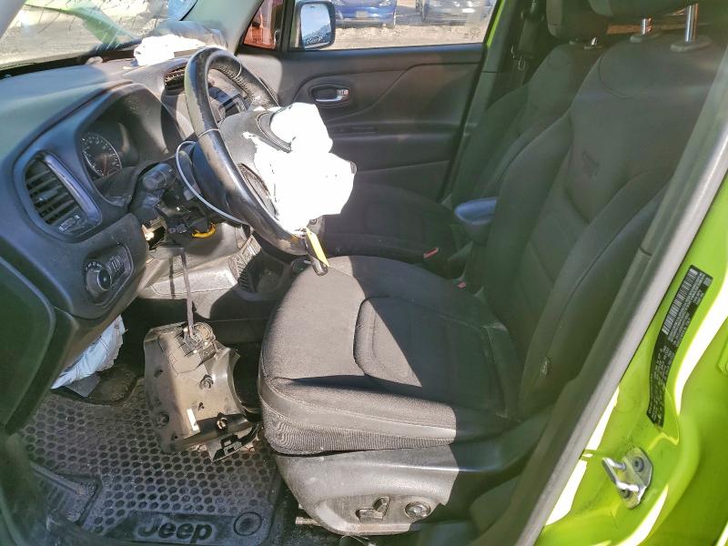 2017 Jeep Renegade VIN ZACCJABB5HPF75652 COPART salvage auction — FRONT END, Ut - Salvage Certificate, sold $625 on 2026-07-06 (photo 7)