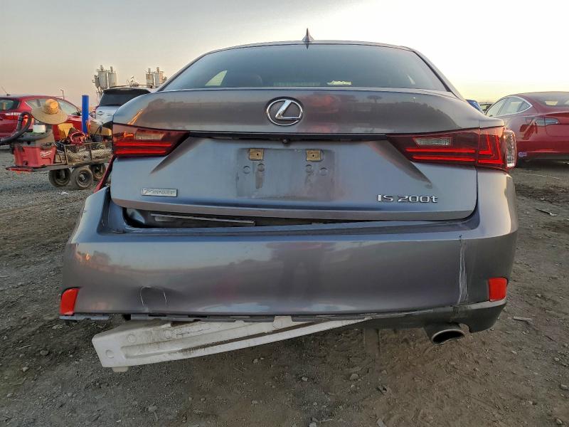 2016 Lexus Is VIN JTHBA1D22G5038011 COPART salvage auction — REAR END, Ca - Salvage Certificate, sold $2,700 on 2026-07-02 (photo 6)