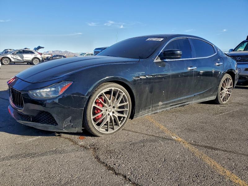2015 Maserati Ghibli VIN ZAM57RTA5F1142224 COPART salvage auction — REAR END, Nv - Salvage Title, sold $1,450 on 2026-07-27 (photo 1)