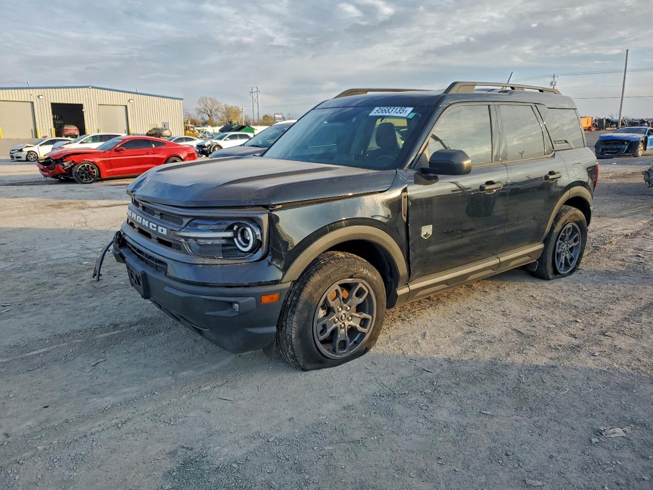 2022 Ford Bronco Sport VIN 3FMCR9B61NRD38907 COPART salvage auction — Front End, OK - CERT OF TITLE-SALVAGE, sold $3,450 on 2026-07-09 (photo 1)