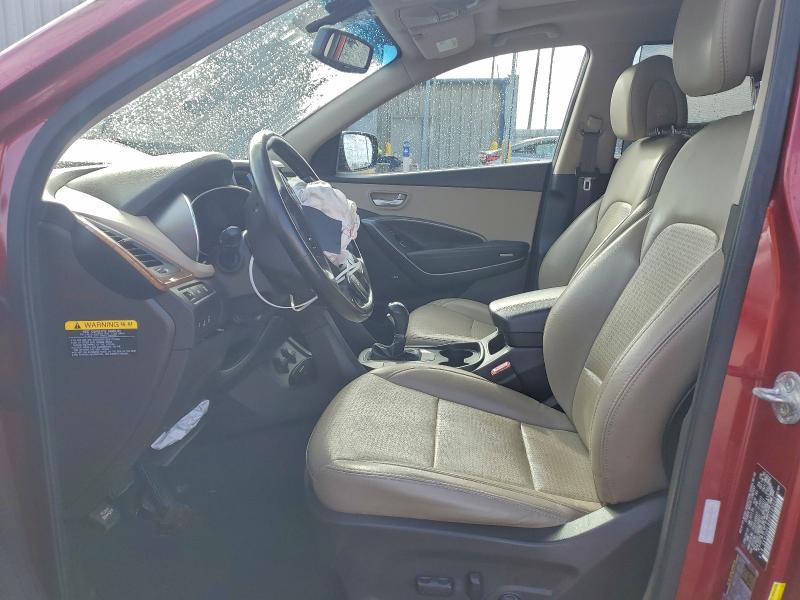 2013 Hyundai Santa fe VIN 5XYZUDLB0DG105055 COPART salvage auction — FRONT END, Ga - Cert Of Title-Salvage, sold $850 on 2026-07-28 (photo 7)