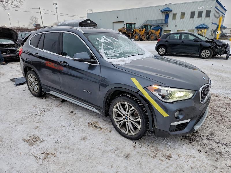 2018 BMW X1 VIN WBXHT3C32J5K25318 COPART salvage auction — FRONT END, Qc - Gravement Accidente, sold $150 on 2026-07-21 (photo 4)