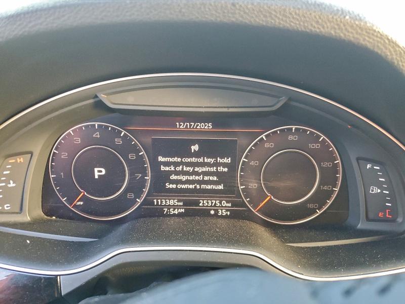 2019 Audi Q7 VIN WA1VAAF79KD040404 COPART salvage auction — VANDALISM, Il - Salvage Certificate, sold $7,400 on 2026-07-06 (photo 9)
