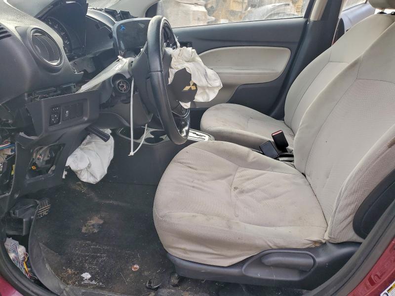2017 Mitsubishi Mirage VIN ML32F3FJ8HH002510 COPART salvage auction — FRONT END, Wv - Salvage Certificate, sold $150 on 2026-07-16 (photo 7)