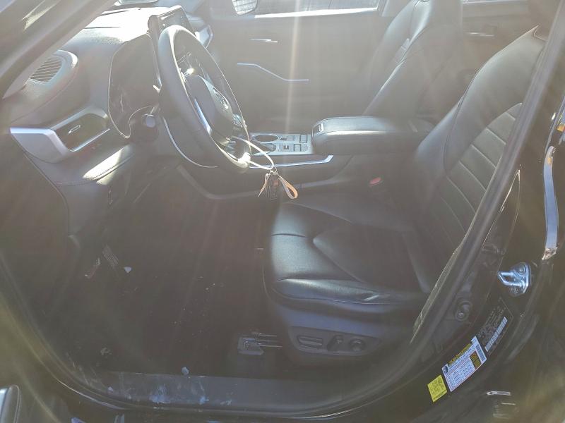 2021 Toyota Highlander VIN 5TDHZRBH7MS544871 COPART salvage auction — FRONT END, IL - SALVAGE CERTIFICATE, sold $16,800 on 2026-07-08 (photo 7)
