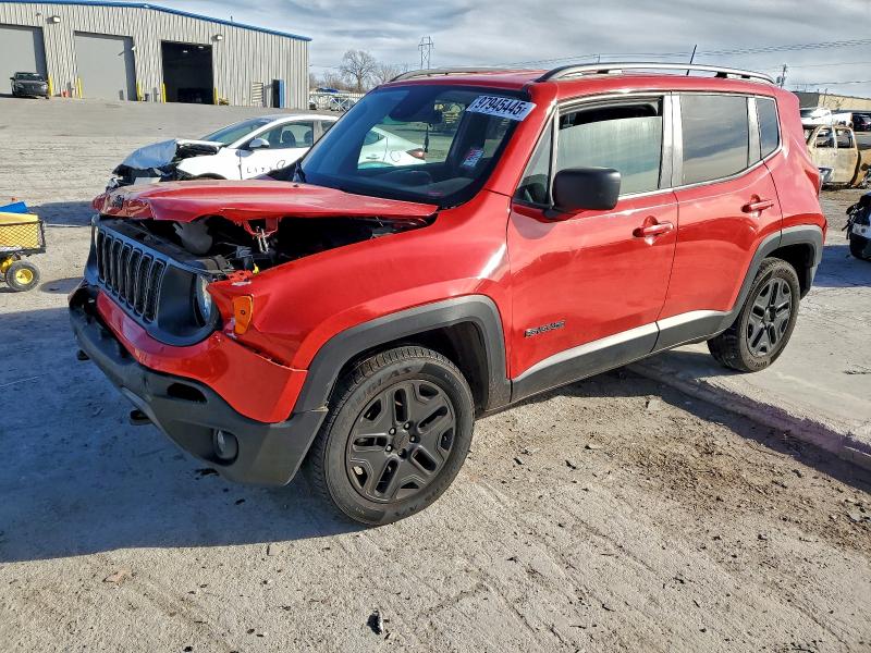 2021 Jeep Renegade VIN ZACNJDAB1MPM36959 COPART salvage auction — FRONT END, Ok - Cert Of Title-Salvage, sold $1,050 on 2026-08-18 (photo 1)
