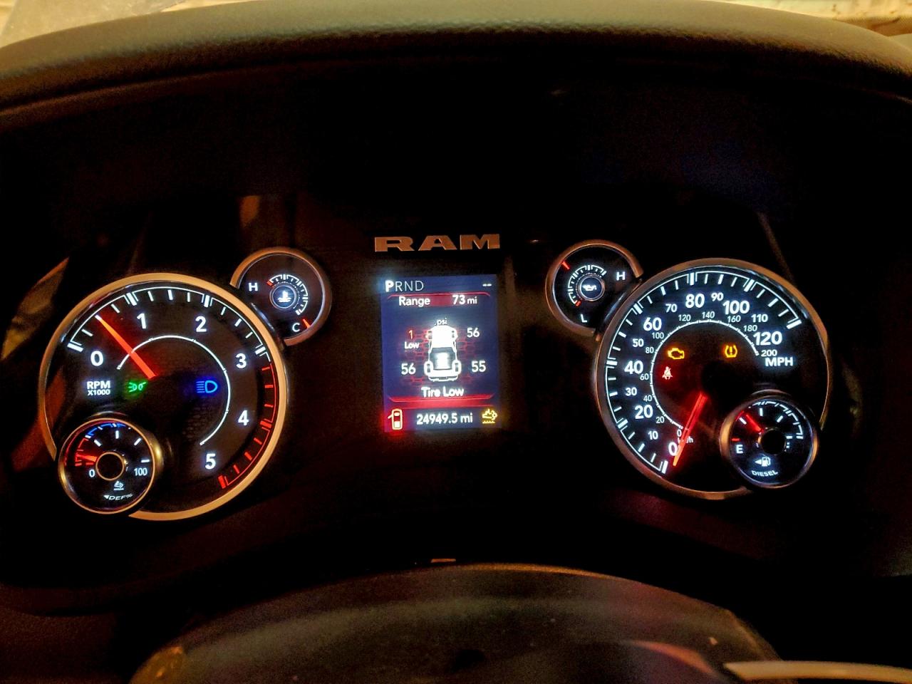 2024 Ram 2500 VIN 3C6UR5DL8RG296653 COPART salvage auction — Front End, Ct - Clean Title, sold $36,250 on 2026-09-04 (photo 9)