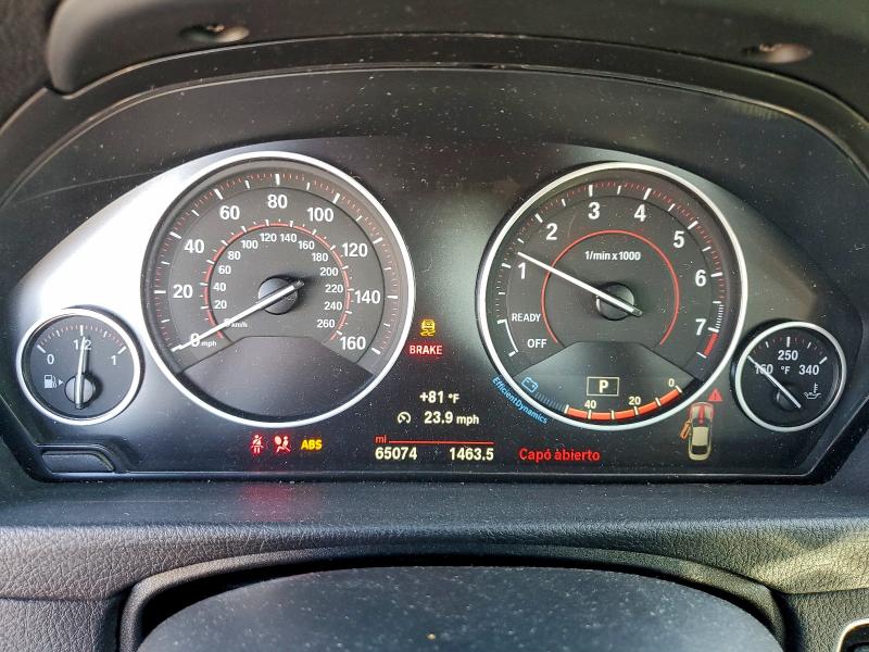 2016 BMW 4er VIN WBA3N7C54GK228402 COPART salvage auction — FRONT END, Fl - Cert Of Title Slvg Rebuildable, sold $2,600 on 2026-07-02 (photo 9)