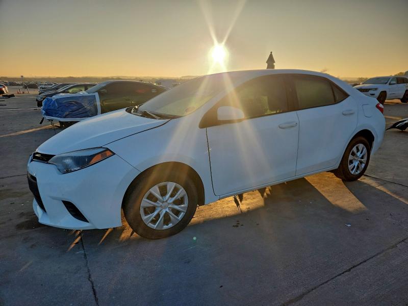 2016 Toyota Corolla VIN 5YFBURHE3GP379447 COPART salvage auction — SIDE, Tx - Certificate Of Title, sold $4,600 on 2026-07-02 (photo 1)