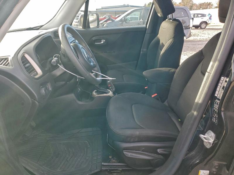 2017 Jeep Renegade VIN ZACCJAAB2HPF35157 COPART salvage auction — FRONT END, Ca - Salvage Certificate, sold $550 on 2026-07-02 (photo 7)