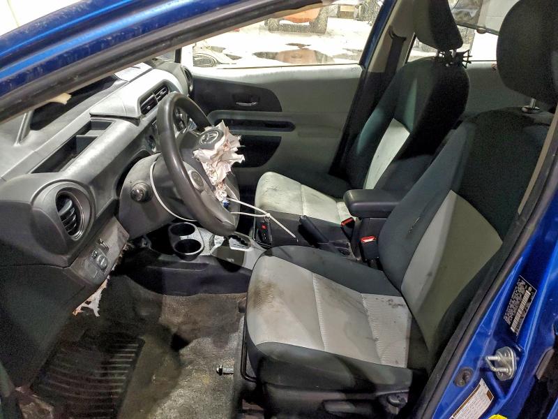 2012 Toyota Prius c VIN JTDKDTB30C1011522 COPART salvage auction — FRONT END, Ny - Certificate Of Title, sold $375 on 2026-07-13 (photo 7)