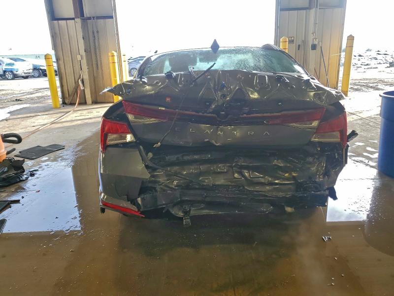 2023 Hyundai Elantra VIN KMHLM4AG0PU588548 COPART salvage auction — REAR END, Nj - Cert Of Title-Salvage, sold $3,050 on 2026-07-07 (photo 6)
