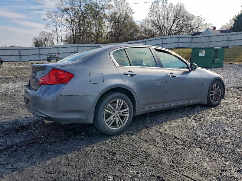2013 Infiniti G VIN JN1CV6AP0DM718629 COPART salvage auction — SIDE, Nc - Salvage Certificate Of Title, sold $425 on 2026-07-29 (photo 3)