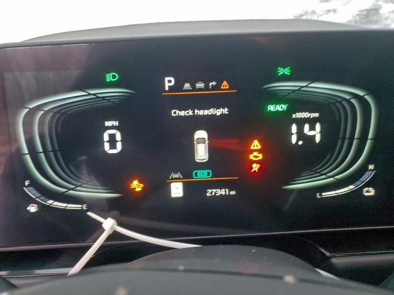 2024 Kia Niro VIN KNDCR3LE4R5174410 COPART salvage auction — FRONT END, Mi - Cert Of Title-Salvage Vehicle, sold $7,900 on 2026-07-15 (photo 9)