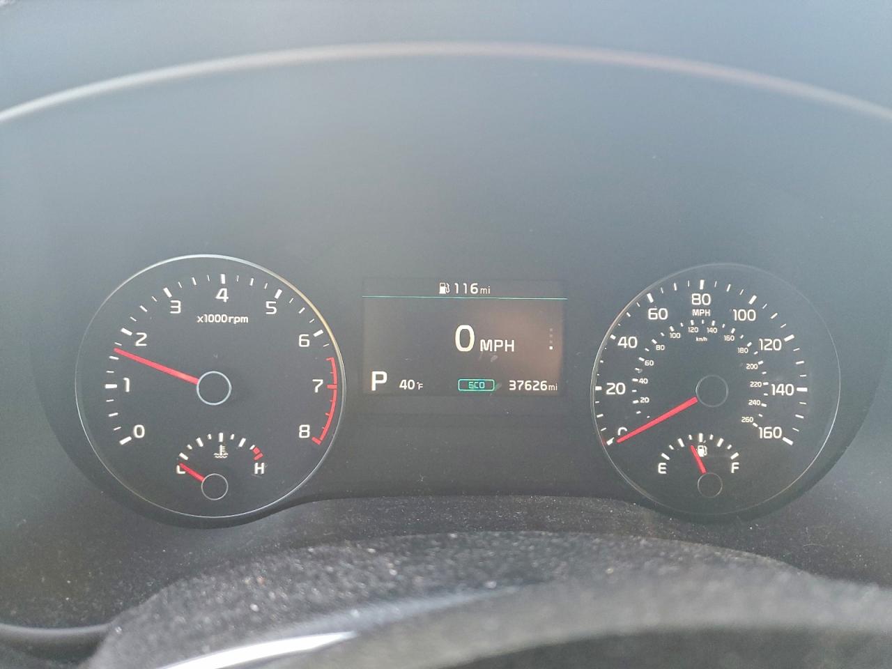 2021 Kia Sportage VIN KNDPRCA68M7849816 COPART salvage auction — Rear End, KY - CERT OF TITLE-SALVAGE, sold $5,900 on 2026-07-09 (photo 9)