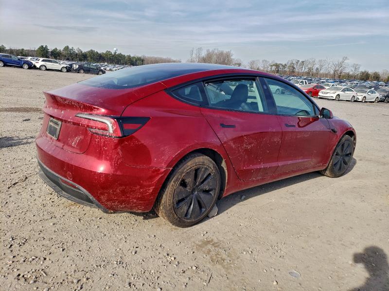 2025 Tesla Model 3 VIN 5YJ3E1EA5SF900581 COPART salvage auction — SIDE, Va - Cert Of Title - Salvage, sold $8,100 on 2026-07-22 (photo 3)