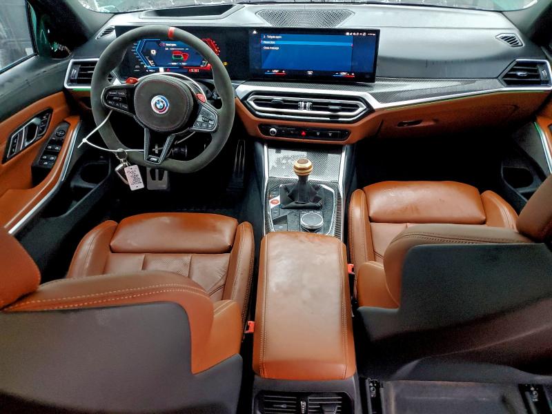 2023 BMW M3 VIN WBS53AY05PFN72706 COPART salvage auction — FRONT END, CA - SALVAGE CERTIFICATE, sold $46,750 on 2026-07-09 (photo 8)